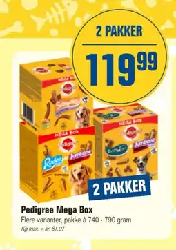 Otto Duborg Pedigree Mega Box tilbud