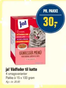Otto Duborg Ja! Vådfoder til katte tilbud
