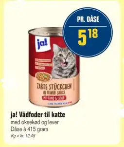 Otto Duborg Ja! Vådfoder til katte tilbud