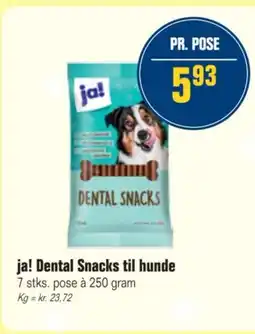 Otto Duborg Ja! Dental Snacks til hunde tilbud