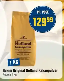 Otto Duborg Rexim Original Holland Kakaopulver tilbud