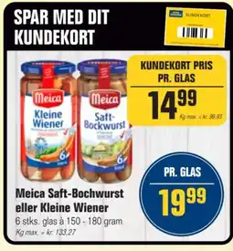 Otto Duborg Meica Saft-Bochwurst eller Kleine Wiener tilbud