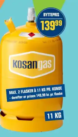 Otto Duborg Kosan flaskegas tilbud
