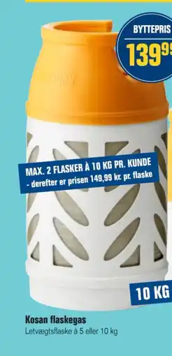 Otto Duborg Kosan flaskegas tilbud