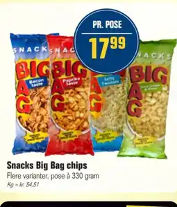 Otto Duborg Snacks Big Bag chips tilbud