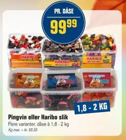 Otto Duborg Pingvin eller Haribo slik tilbud