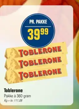 Otto Duborg TOBLERONE tilbud