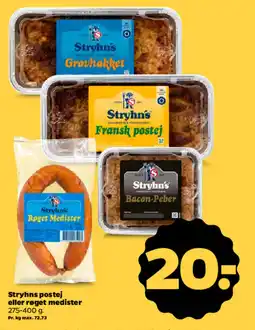 Netto Stryhns postej eller røget medister tilbud