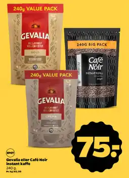 Netto Gevalia eller café noir instant kaffe tilbud