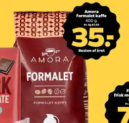 Netto AMORA Formalet kaffe tilbud