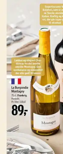 Føtex La Burgondie Montagny, DKK 89 tilbud