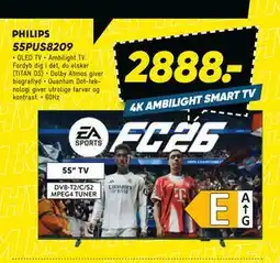 Bilka PHILIPS 55PUS8209, DKK 2888 tilbud