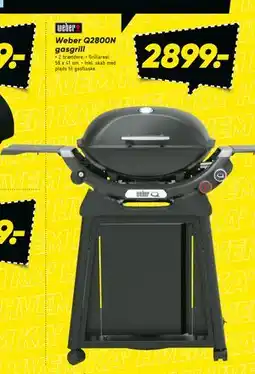 Bilka Weber Q2800N gasgrill, DKK 2899 tilbud