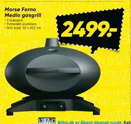 Bilka Morsø Forno Medio gasgrill, DKK 2499 tilbud