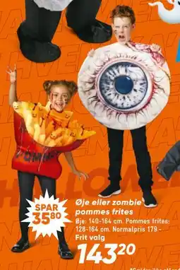 Bilka Øje eller zombie pommes frites, DKK 143.2 tilbud