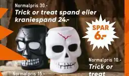 Bilka Trick or treat spand eller kraniespand, DKK 24 tilbud