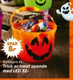 Bilka Trick or treat spande med LED, DKK 32 tilbud
