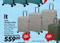 Bilka Voyage trolley, DKK 559.2 tilbud