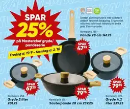 Bilka Spar 25% på Masterchef gryde/ pandeserie tilbud