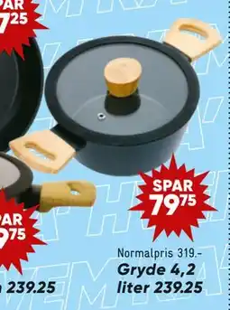 Bilka Gryde 4,2 liter, DKK 239.25 tilbud