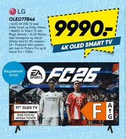 Bilka LG OLED77B46, DKK 9990 tilbud