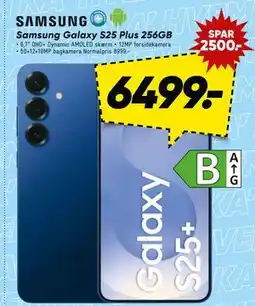 Bilka Samsung Galaxy S25 Plus 256GB, DKK 6499 tilbud