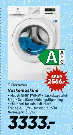 Bilka Vaskemaskine, DKK 3333 tilbud