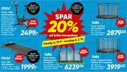 Bilka SPAR 20% på Salta trampoliner tilbud