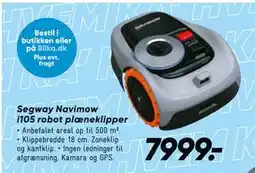 Bilka Segway Navimow i105 robot plæneklipper, DKK 7999 tilbud