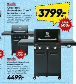 Bilka Char-Broil Professional Core 3 brænder - sort, DKK 3799 tilbud