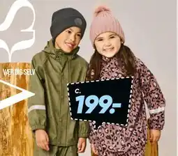 Bilka Regnjakke med fleece for, DKK 199 tilbud