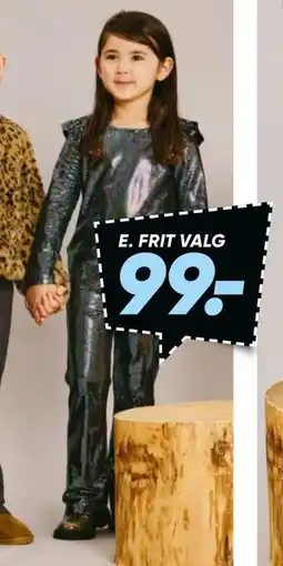 Bilka Glitterbluse eller bukser, DKK 99 tilbud