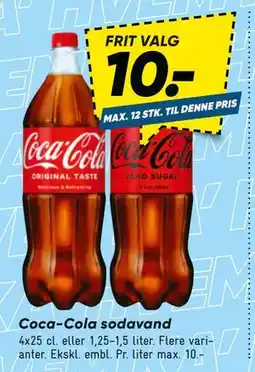 Bilka Coca-Cola sodavand, DKK 10 tilbud