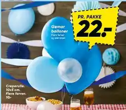 Bilka Gemar balloner, DKK 22 tilbud