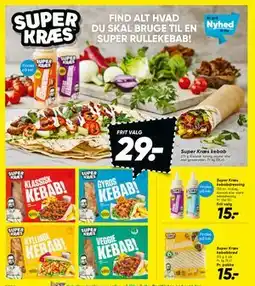 Bilka Super Kræs kebab, DKK 29 tilbud