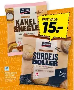 Bilka Hatting brød eller kager, DKK 15 tilbud