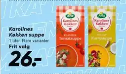 Bilka Karolines Køkken suppe, DKK 26 tilbud
