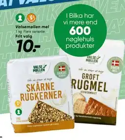 Bilka Valsemøllen mel, DKK 10 tilbud