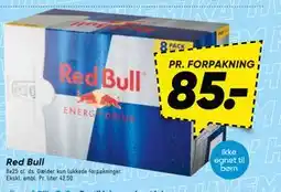 Bilka Red Bull, DKK 85 tilbud