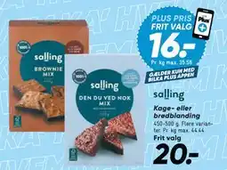 Bilka Kage- eller brødblanding, DKK 20, App-pris tilbud