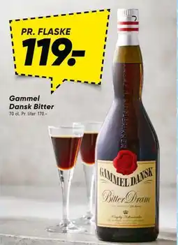 Bilka Gammel Dansk Bitter, DKK 119 tilbud