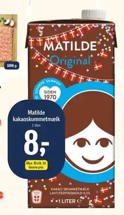 Føtex Matilde kakaoskummetmælk, DKK 8 tilbud