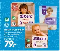 Bilka Libero Touch bleer, DKK 79 tilbud