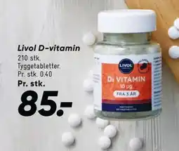 Bilka Livol D-vitamin, DKK 85 tilbud