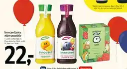 Føtex Innocent juice eller smoothie, DKK 22 tilbud