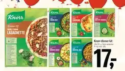 Føtex Knorr dinner kit, DKK 17 tilbud