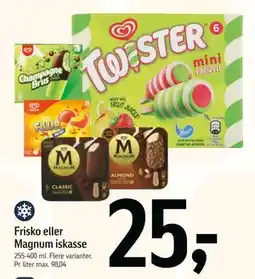 Føtex Frisko eller Magnum iskasse, DKK 25 tilbud