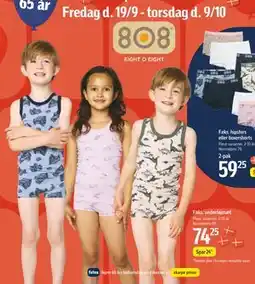 Føtex undertøjssæt, DKK 74.25 tilbud
