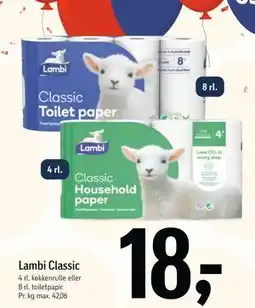 Føtex Lambi Classic, DKK 18 tilbud