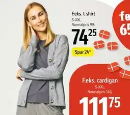 Føtex t-shirt, DKK 74.25 tilbud